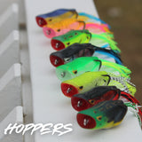 Hoppers 65mm 15g Weedless Frog Lure